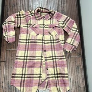 Women’s Long lavender shacket